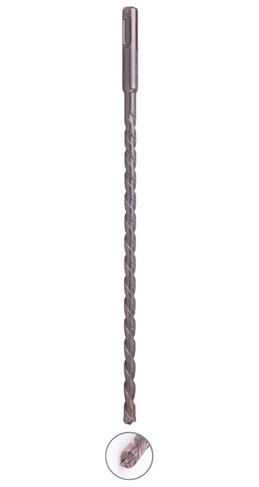 wolfcraft “Professional 4-cut” Concrete Drill Bit, Tungsten Carbide Tipped, SDS-plus - Image 3