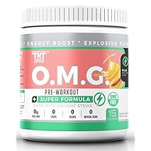 OMG Preworkout Drink for Men and Women with Electrolytes, Organic Caffeine and Organic Stevia| Scientifically Crafted…