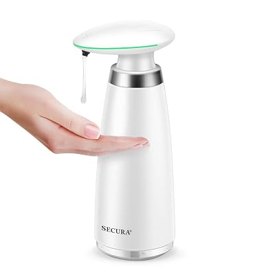 Buy Secura Automatic Soap Dispenser 350ml 11 8oz Premium Touchless Battery Operated Electric Dispensers Wadjustable Soap Dispensing Volume Control White Online In Indonesia B085zn9j1k