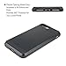 iPhone 7 Plus Case, Moonmini Card Slot Holder Shockproof Slim Fit Dual Layer Armor Wallet Protective Cover for iPhone 7 Plus - Black