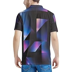 HUGS IDEA Gradient Geometry Men's Short Sleeve