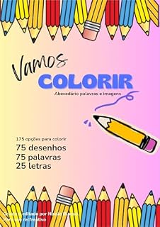 Livro VAMOS COLORIR: ABECEDARIO 175 IMAGENS PARA SE DIVERTIR
