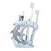 MODONA Four Piece Kids Bathroom Accessories Set - Dolphin