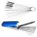 Carburetors Carbon Dirt Jet Remove Cleaner Tool Kit, 13 Cleaning Wires Set + 10 Cleaning Needles + 5 Nylon Brushes Tool Kit for Motorcycle ATV Moped Welder Carb.