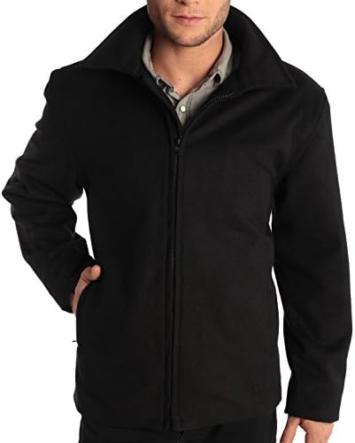Alpine Swiss Grant Mens Wool 28" JD Zip Open Front Jacket