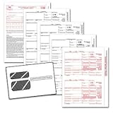 Park Forms 1099-MISC Laser Income Set & Envelope Kit, 4-part, for 50 Individuals (2016)