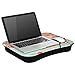 LapGear Cup Holder Lap Desk with Device Ledge - Full Bloom - Fits up to 15.6 Inch Laptops - Style No. 46301