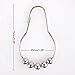 Riyidecor 18-Pack Metal Shower Hooks Chrome Stainless Steel Shower Curtain Rings for Bathroom Shower Curtain Rod Rustproof