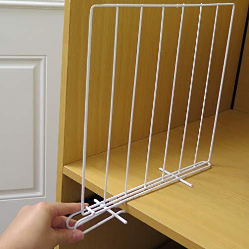 Evelots 8 Pack Shelf Dividers for Closet Organization/Closet Shelf