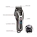 SURKER Cordless Hair Clippers Man’s Grooming Kit Haircut Kit For Men Beard Trimmer Shaver Rechargeable With LCD Display Black Heavy