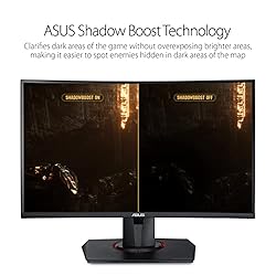 ASUS TUF Gaming VG27WQ 27” Curved Monitor, 1440P