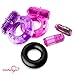 VIARDEJI® Vibrating Cock Ring Sex Toys – 2 Penis Rings w. Clit Stimulator & 1 Cock Ring for Better Stronger Erection