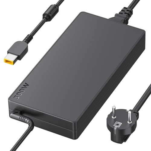 300W Laptop Power Supply Charging Cable for Lenovo Legion 5 5i 5P 7 7i Pro 15 16 17 R9000P R9000K Y9000K Y9000X, ADL300SDC3A GX21F23045 SA10R16956 5A10W86289 20V 20V 15A AC Adapter Charger