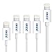 iXCC Element Series 8-Pin to USB Charge and Sync Lightning Cable for iOS Devices - Apple MFi Certified - Standard Packaging (5 Piece)