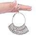 Jewelry Ring Sizers Gauge Tool Ring Stainless Ring on Finger Measuring Ring Tool, Men's and Women's Rings Custom Standard Hand Rings Set Size US 0-13
