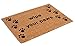 BIRDROCK HOME Wipe Your Paws Coir Doormat - Natural Fibers Outdoor Mat - Decorative Dog Design for Entryway, Porch, Patio, Garage - Keeps Floors Clean - Durable Front Door Mat for Home - 18x30 Inch