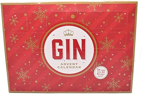 Gin Advent Calendar 2020 Edition, Countdown to Christmas, By Blue Tree (Red)