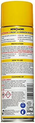 Nitromors Craftsman Aerosol Paint Stripper 500 ml Varnish Lacquer Remover view 2