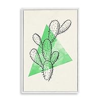 Framed Canvas Wall Art Modern Geometric Pattern Canvas Prints Home Artwork Decoration for Living Room,Bedroom - 16x24 inches