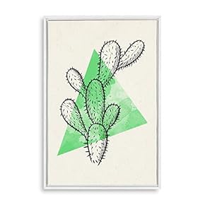 signwin Framed Canvas Wall Art Modern Geometric Pattern...