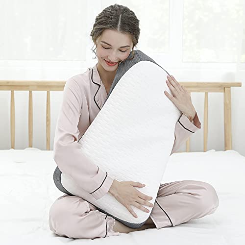 Yamerid Cervical Memory Foam Pillow for Neck Pain, Adjustable Contour
