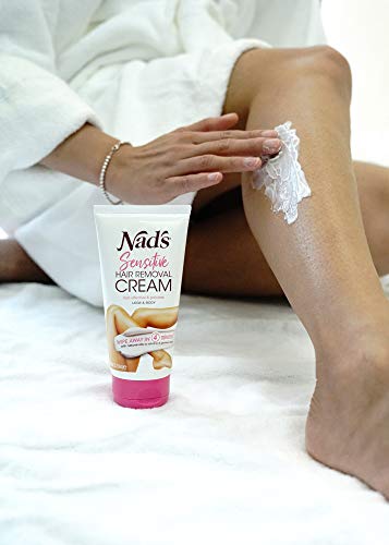 Nad's Hair Removal Cream - Gentle & Soothing Hair Removal For Women - Sensitive Depilatory Cream For Body & Legs, 5.1 Oz