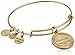 Alex and Ani Ouroboros Expandable Rafaelian Gold Bangle Bracelet