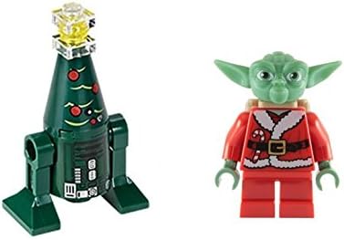 Amazon Lego ヨーダ サンタとr2 D2 クリスマスツリーミニフィギュア スターウォーズ アドベントカレンダー ブロック おもちゃ