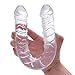 MATATA Dildo Adult Toy for Lesbian, 13.2 Inch Double Sided Dildo for Women Waterproof Flexible Double Dong with Curved Shaft for Vaginal G-spot and Anal Play
