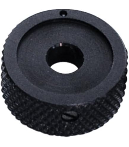 Manopola O-Ring Hipshot 80600S Cromata Satinata – Per Potenziometri Split Shaft Di Chitarra E Basso