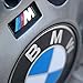Schnell Motorsport 10 Premium M Tec Sport Badge Sticker Emblems for BMW M1 M2 M3 M4 M5 M6 Series Rim Wheels and Accessories with 3M VHB Self-Adhesive