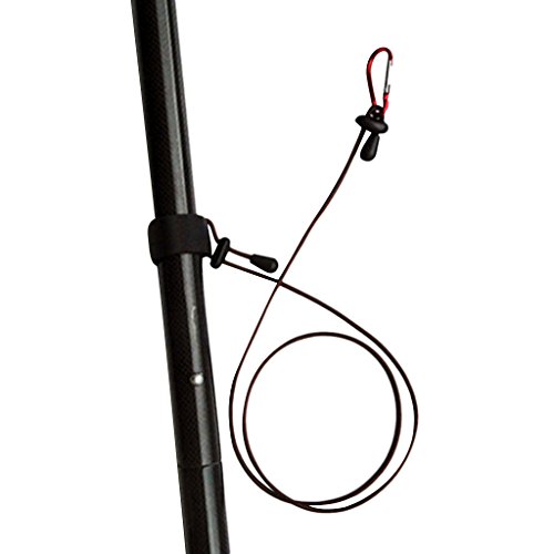 image for MagiDeal 4 Pieces 42'' Elastic Kayak Canoe Rowing Boat Paddle Leash Fi