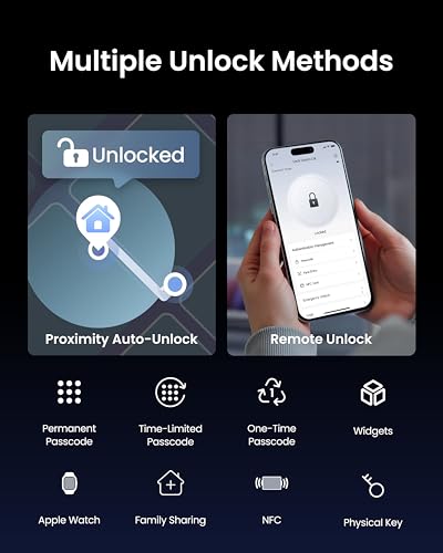 SwitchBot Lock Vision, 3D Face Recognition Smart Lock, Deadbolt Keyless Entry, DualPower 12-Month Battery, WiFi No Hub Required, Matter Over WiFi, Works with Apple Home, Alexa, Google, IP65