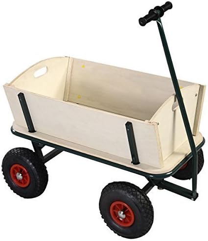 SDS® Children Kids Toys Cart Wagon Stroller Outdoor Garden Tools W/ Wood Railing