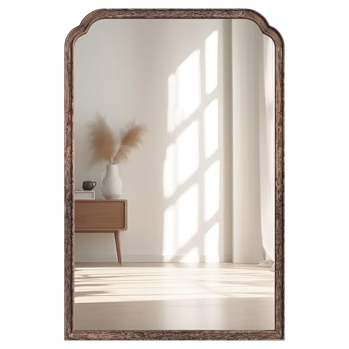 Acovy 24"x36" Solid Wood Bathroom Mirror