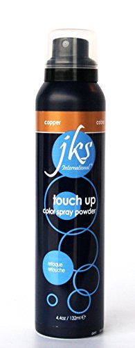 JKS Touch Up Spray COPPER GOLD, temporary hair color spray powder