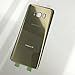 Battery Door Back Cover Glass Housing Case Battery Cover Adhesive Sticker for Samsung Galaxy S8 G950 with Two Logo (Gold)