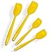ChefStir Silicone Spatula Set of 4 (Yellow)