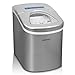 Ivation Portable Ice Maker w/Easy-Touch Buttons for Digital Operation - 2 Selectable Cube Sizes - Yield Up To 26.5 Pounds of Ice Daily