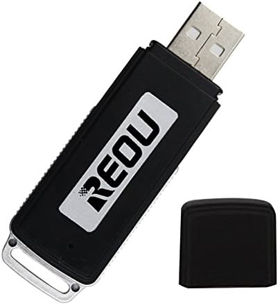 Digital Sound Recorder, REOU 8 GB Rechargeable USB Activated Voice Recorder, Flash Drive Mini Portable Recording Pen, Compatible with Windows 2000/XP/Vista/7/8 Mac
