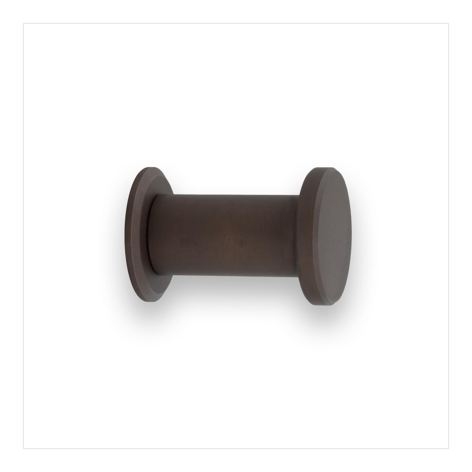 EVI Herrajes Bathroom Hanger | Brass Wall Hanger | Rustic Finish | For Hanging Clothes, Coats or Towels| Towel Rail with Invisible Screw | 190CBLRU