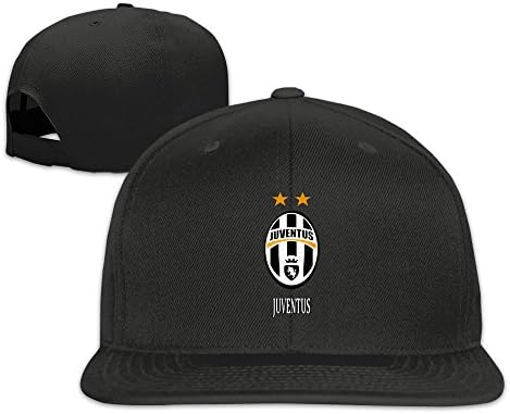 FASHION DYD 5 Straight Champion Juventus Fitted Flat Brim Baseball Cap Hat