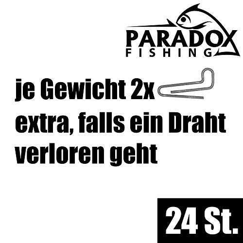 Paradox Fishing Cheburashka Lot De 24 Plombs De Plomb (3 G/5 G/7 G/10 G/12 G/14) Avec Boîte (55 Pièces) Pour Hameçons Offset – Dropshot Plomb Drop Shot – Têtes Plombées – Angel Plomb