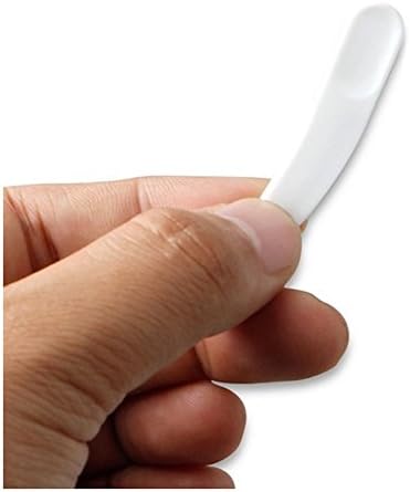 Mini Cosmetic Spatula Scoop Disposable White/cosmetic Mask Spatula/plastic Spoon