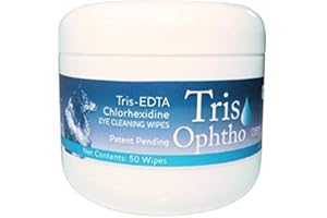 Dermazoo TrisOphtho Wipes 50ct. Jar Individual