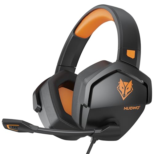 NUBWO N16 Gaming Headsets for Xbox, Ps5, Ps4, PC, NS, Mac - Over Ear Headphones with Microphone, Stereo Sound, Wired Xbox Headet with 3.5mm Audio Jack