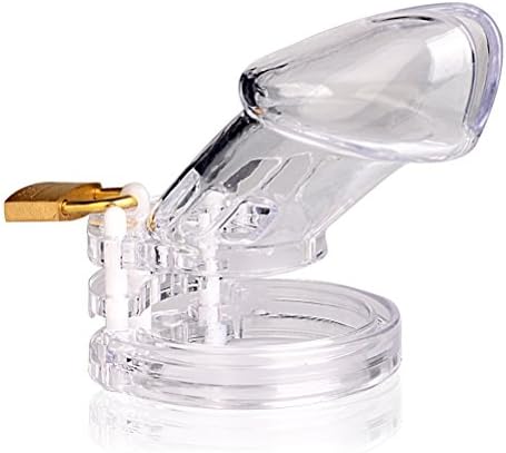 Clear Lightweight Chas-ti-ty Device Cage with 5 Different Size 1.4" 1.5" 1.7" 1.8" 1.9" Rings
