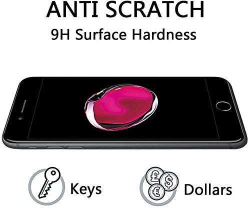 [3 Pack] Screen Protector Compatible with iPhone 8/7, Screen Protector Glass Film Compatible with iPhone 8/7 Case Friendly - Thumbnail 4