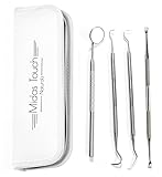 Dental Hygiene Kit by Midas Touch - Dental Tools Hygiene Kit Set Dental Pick Floss Gum Tape Toothpicks Instruments | A+ Stainless Steel Tartar Scraper Remover for Cleaning Teeth Professional Home Use