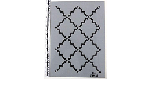 amazon com moroccan style pattern stencil a4 size home decor art craft painting stencil for walls fabrics furniture etc arts crafts sewing